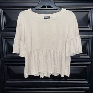 Bought From: Dillard’s ||| Adult Medium - Short Sleeve - Tan